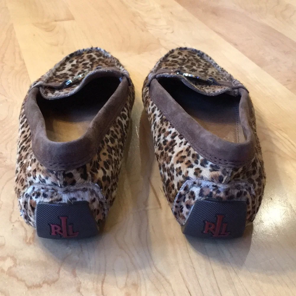 LRL Lauren Ralph Lauren Carley II Leopard Loafer - Picture 10 of 11